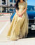 Picture of Mehendi green padded organza long frock