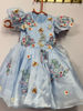 Picture of Smriti Agarwal's Designer Sky Blue Party Frock For 1-2Y