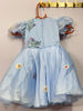 Picture of Smriti Agarwal's Designer Sky Blue Party Frock For 1-2Y