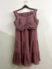 Picture of Dusty Rose/Mauve Printed Indo-Western Sharara Set with shrug