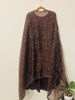 Picture of Anasuya couture Chocolate brown Chanderi silk Anarkali  with print duppata