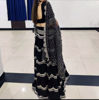 Picture of Black Georgette Lehenga Set with Embellished Net Dupatta