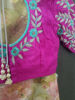 Picture of Fancy organza saree with two blouses