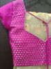 Picture of Fancy organza saree with two blouses