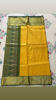 Picture of Beautiful Chrome yellow Kancheevaram saree