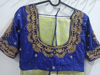 Picture of Saree and maggam blouse