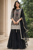Picture of Black sharara set