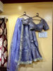 Picture of Lavender grey brocade lehenga