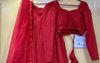 Picture of Red long sleeves lehenga