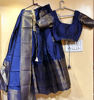 Picture of Navy blue half saree
