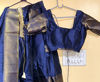 Picture of Navy blue half saree