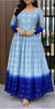 Picture of Blue longfrock with full sleeves