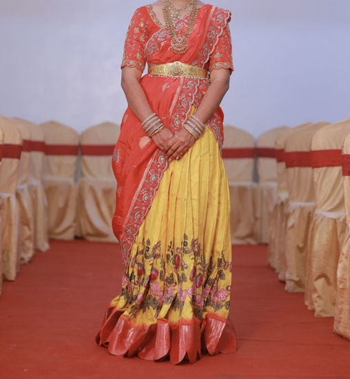Picture of Mem Saheb custommade Half saree