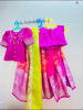 Picture of Pink lehenga with 2 blouses & dupatta For 4-6Y