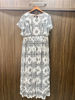 Picture of White muggu design dress
