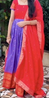 Picture of Semi gadwal long frock