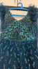 Picture of Elegant Teal Blue Embellished Tulle Party Gown From Neerus