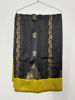 Picture of Elegant black semi gadwal pattu saree