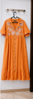 Picture of Floral embroidered cotton shirt midi dress
