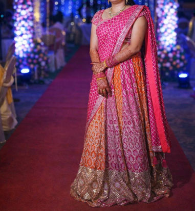 Picture of Koskii Brand Georgette Bridal Lehenga