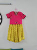 Picture of Vibrant Pink & Yellow Traditional Festive Lehenga Set For 4-6Y