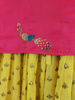 Picture of Vibrant Pink & Yellow Traditional Festive Lehenga Set For 4-6Y
