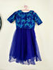 Picture of Royal Blue & Brocade Lehenga Set For 4-6Y