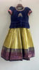 Picture of Tissue Lehenga with maggam peplum Blouse For 6-7Y