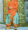 Picture of Customised kurta and dhoti with maggam work For 2-4Y