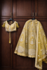 Picture of Mustard yellow bridal lehenga
