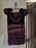 Picture of Fancy chiffon saree with velvet designer blouse