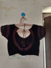 Picture of Fancy chiffon saree with velvet designer blouse