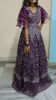 Picture of Purple Stone Work Lehenga