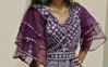 Picture of Purple Stone Work Lehenga