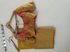 Picture of Benaras silk Mustard saree with peach pallu and designer blouse