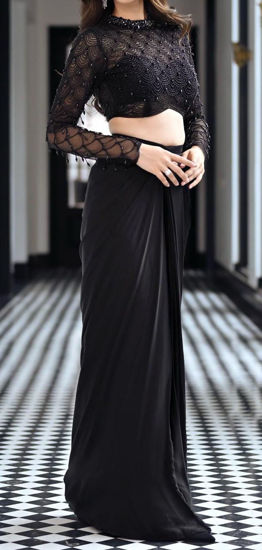 Picture of Lavanya the label brand new draped set