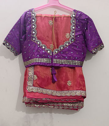 Picture of Never worn designer saree with maggam lace