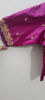 Picture of Gently used semi pattu saree with maggam work blouse
