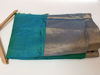 Picture of Beautiful silk kalnetha green saree with contrast designer blouse