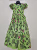 Picture of Green floral sequin work frock 2-4y