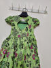 Picture of Green floral sequin work frock 2-4y
