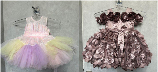 Picture of Pack of 2 - Kids Party Frill Frock - 0-1Y