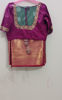 Picture of Gently used semi pattu saree with maggam work blouse