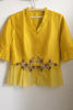 Picture of Mustard yellow patola Lehenga with work blouse