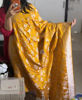 Picture of Unused Mustard Benaras silk saree