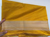 Picture of Unused Mustard Benaras silk saree