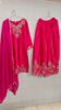 Picture of Pink kurta sharara set with dupatta