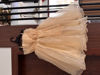 Picture of Beautiful cream organza frock for 6-7 years old