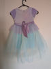 Picture of Lavender and blue high low peplum dress For 4-6Y