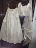 Picture of Golden Creamish mirror work lehanga